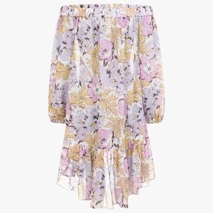 Ted Baker Siyona Off The Shoulder Cover Up In White L